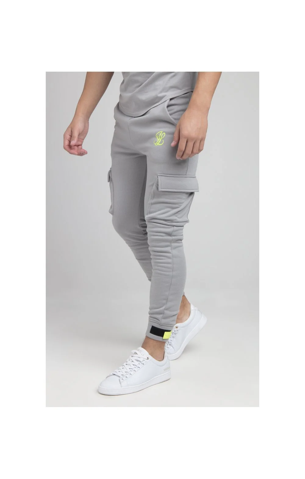 Boys Illusive Grey Cargo Jogger - Image 2