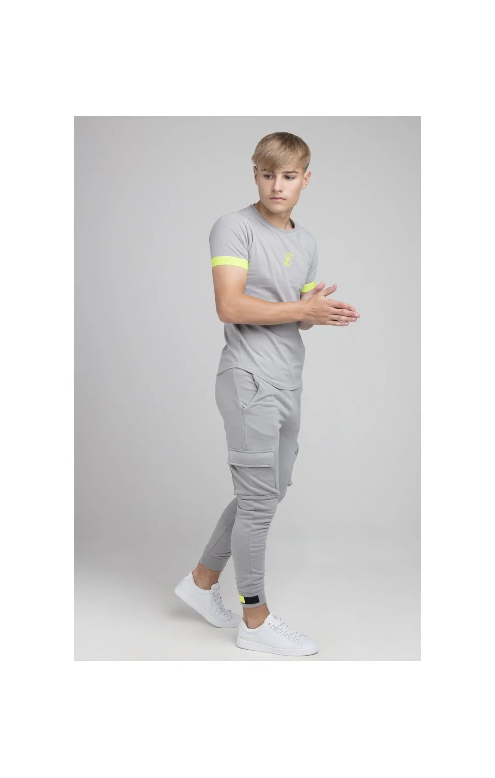 Boys Illusive Grey Cargo Jogger - Image 3