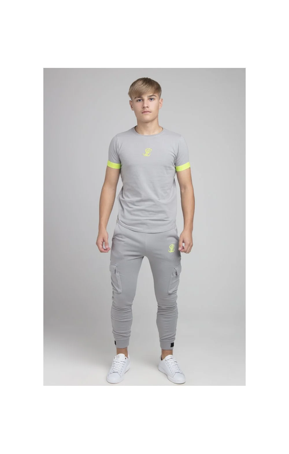 Boys Illusive Grey Cargo Jogger - Image 4