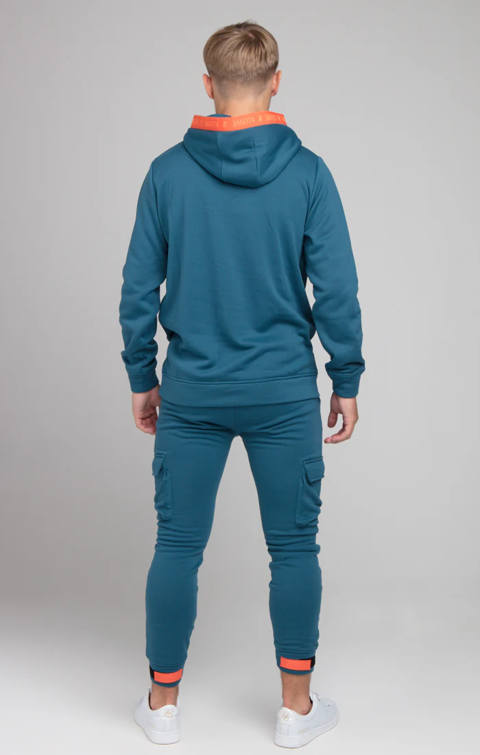 Boys Illusive Blue Taped Overhead Hoodie - Image 5
