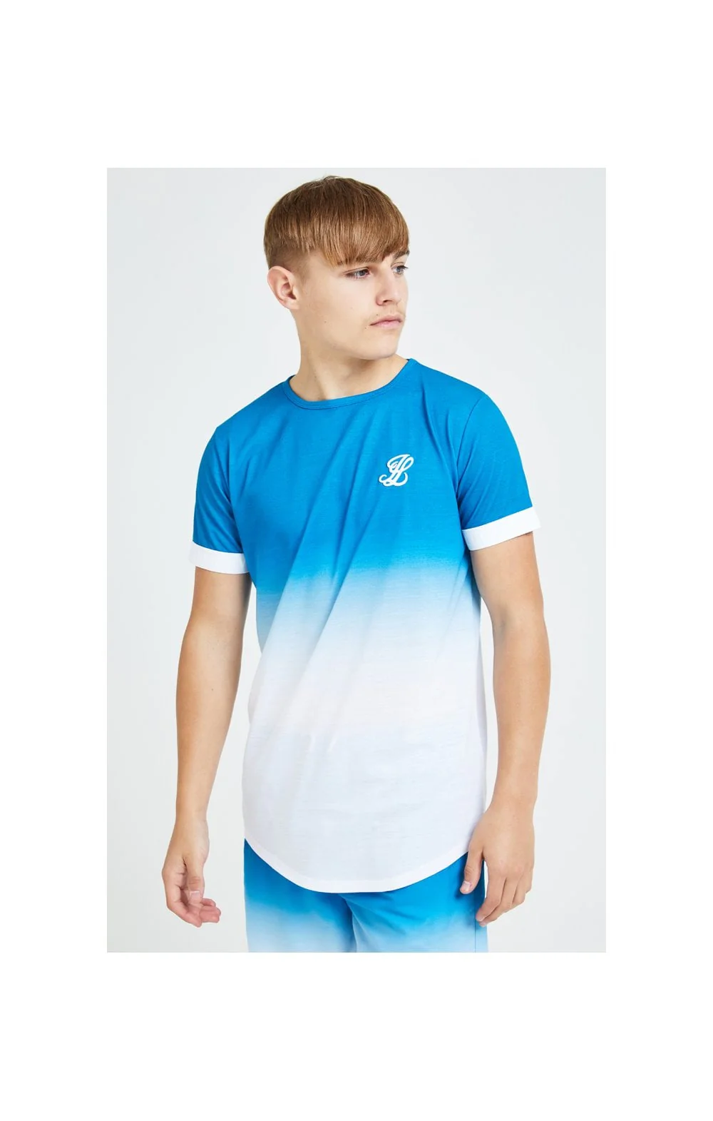 Illusive London Elevate Tech Tee - Blue & White