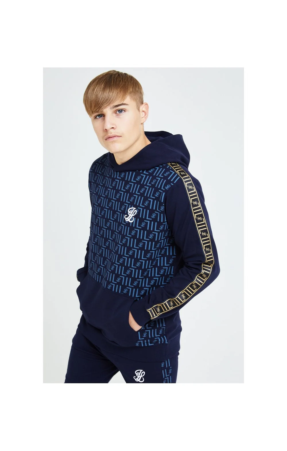Illusive London Elite Overhead Hoodie - Navy - Image 3