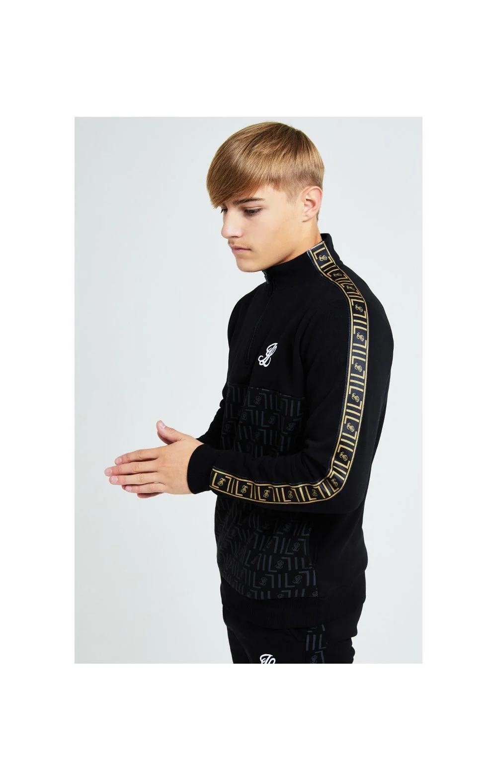 Illusive London Elite Quarter Zip - Black