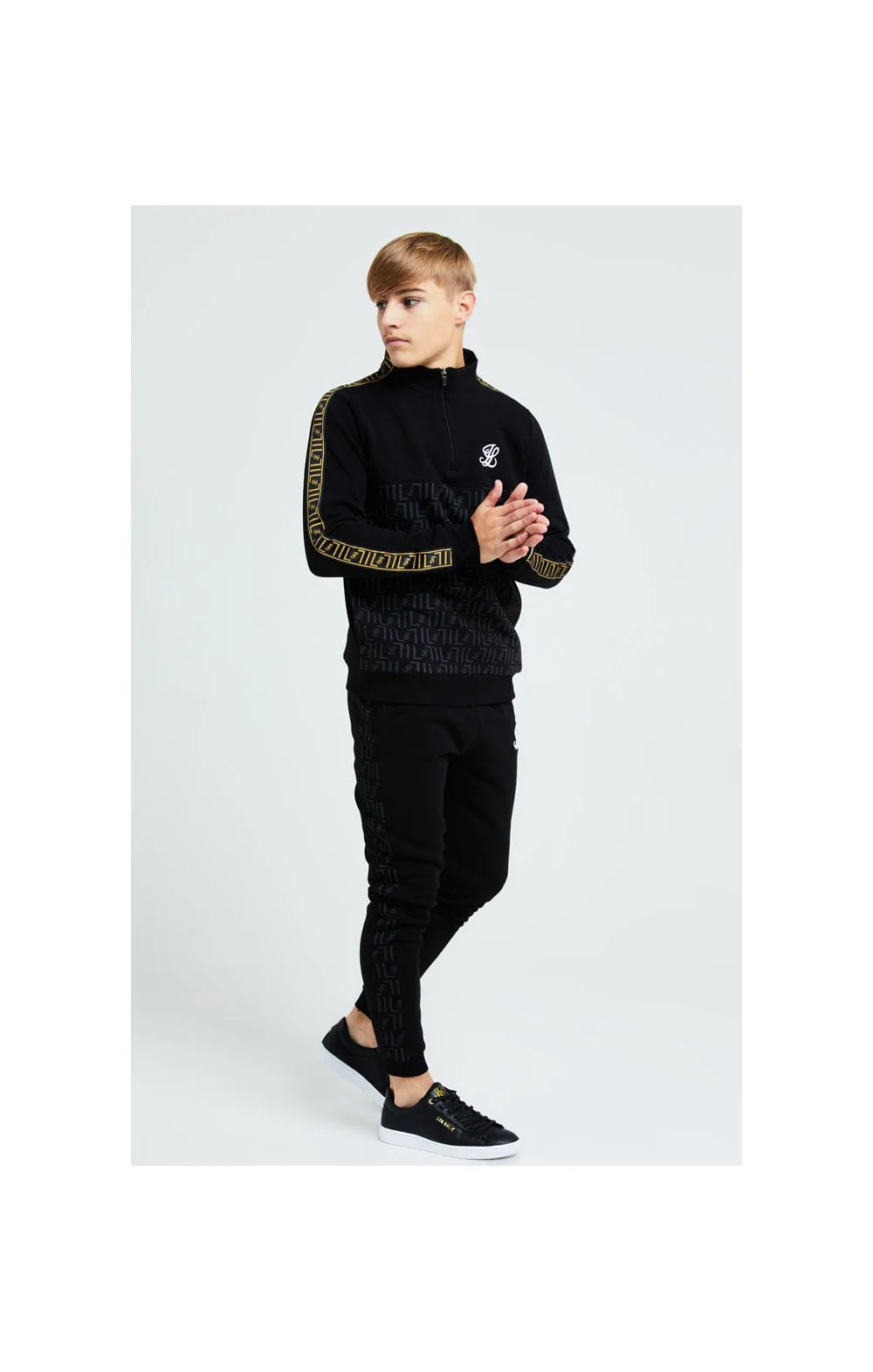 Illusive London Elite Quarter Zip - Black - Image 3