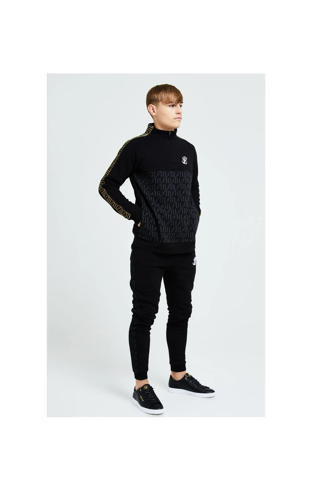 Illusive London Elite Quarter Zip - Black - Image 5