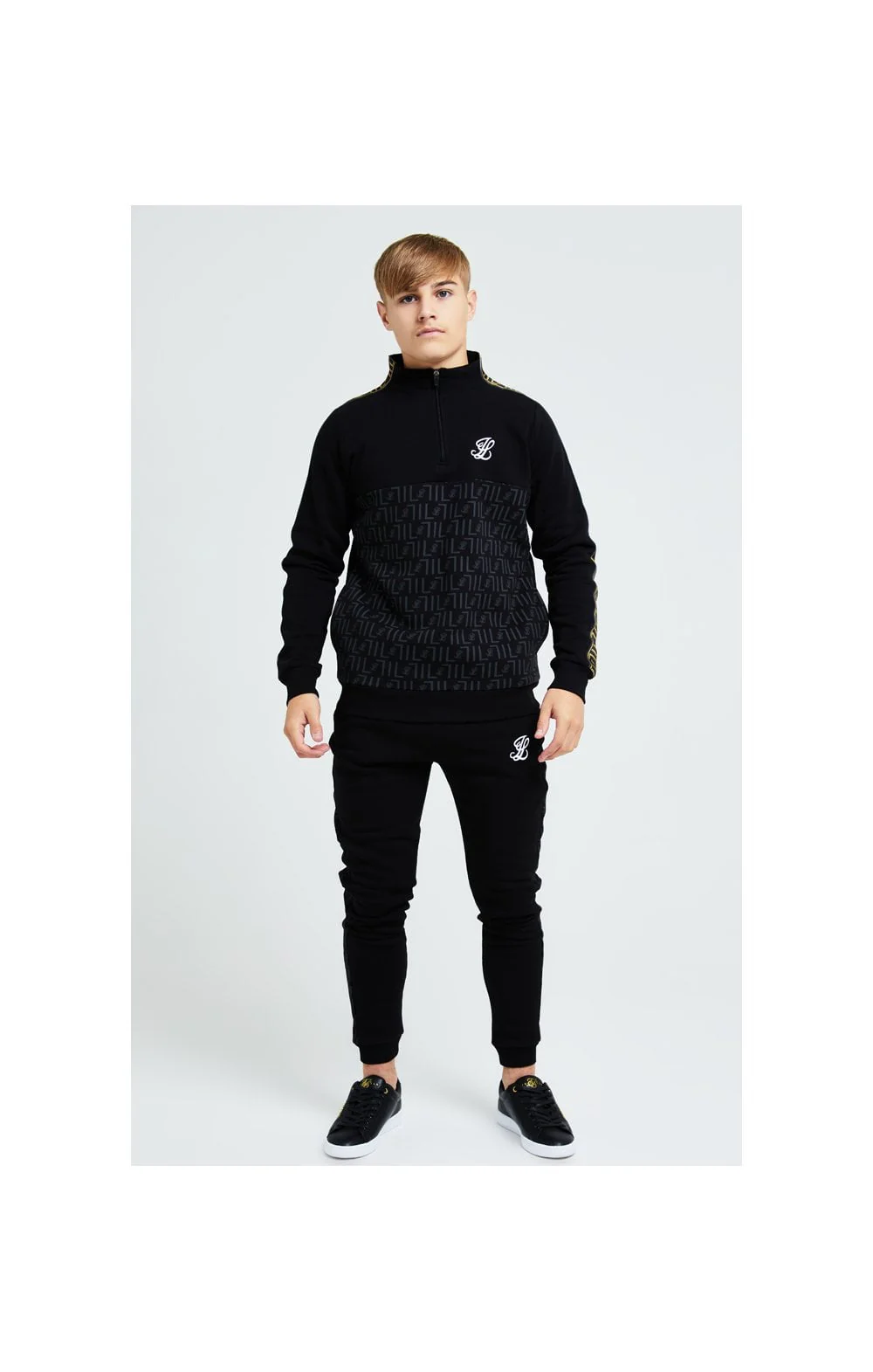 Illusive London Elite Quarter Zip - Black - Image 6