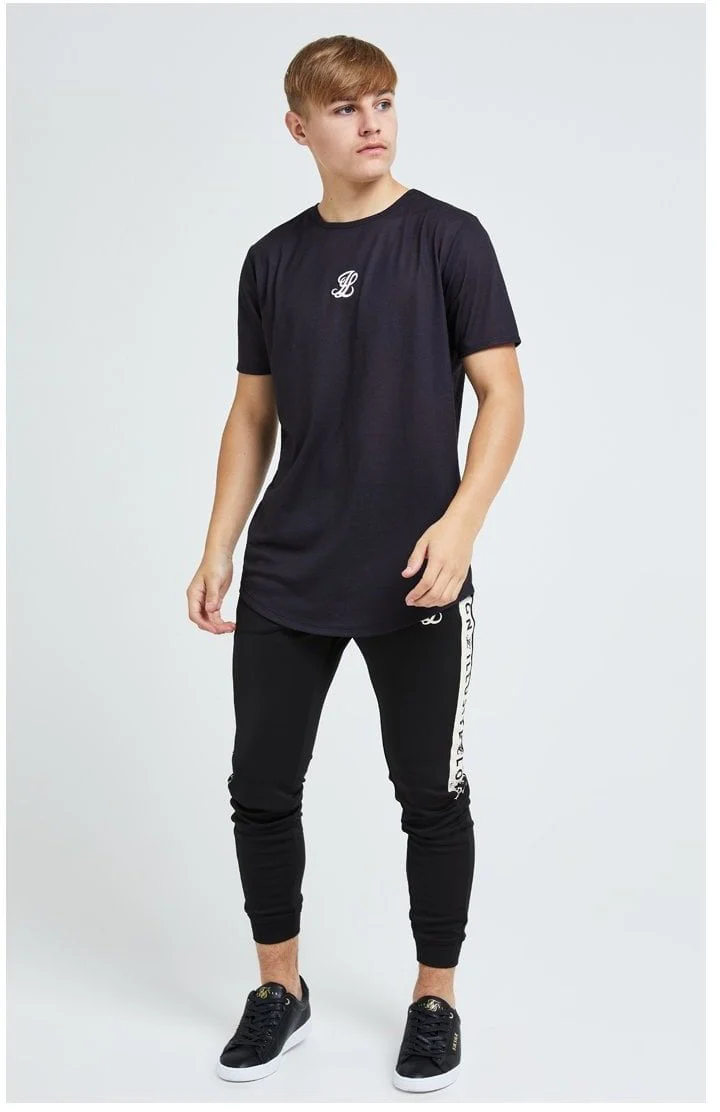 Illusive London Erupt Tee - Black & Cream - Image 6
