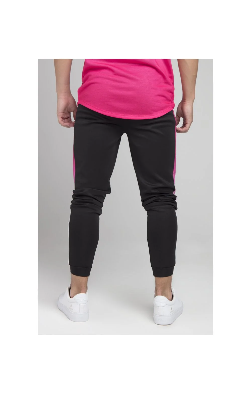 Illusive London Fade Panel Jogger - Black - Image 3