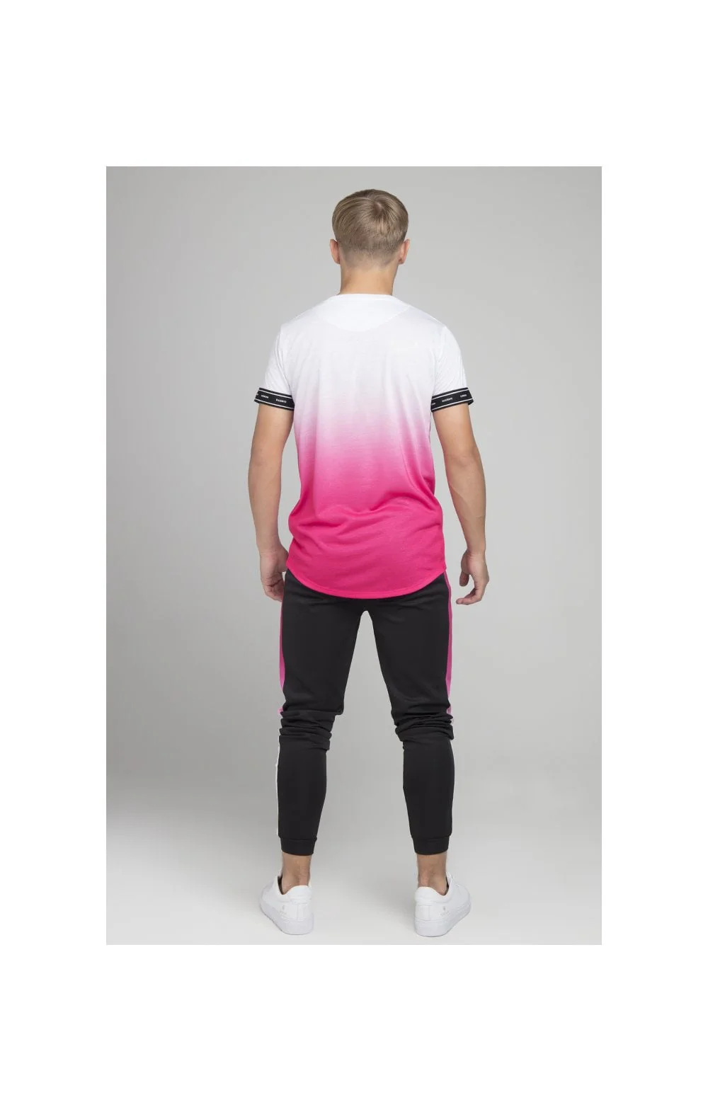 Illusive London Fade Panel Jogger - Black - Image 7