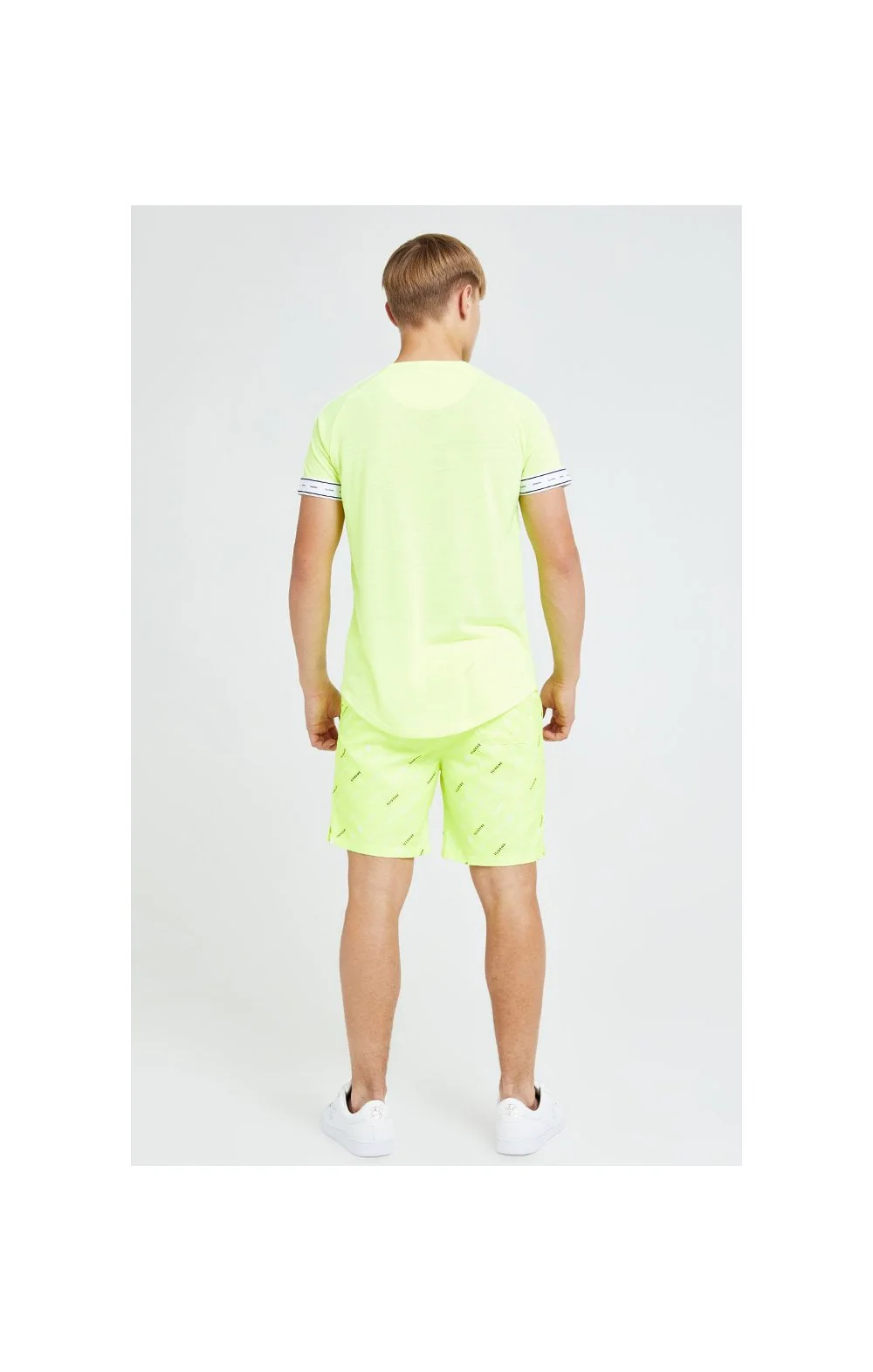 Illusive London Fade Panel Tech Tee - Neon Yellow - Image 8