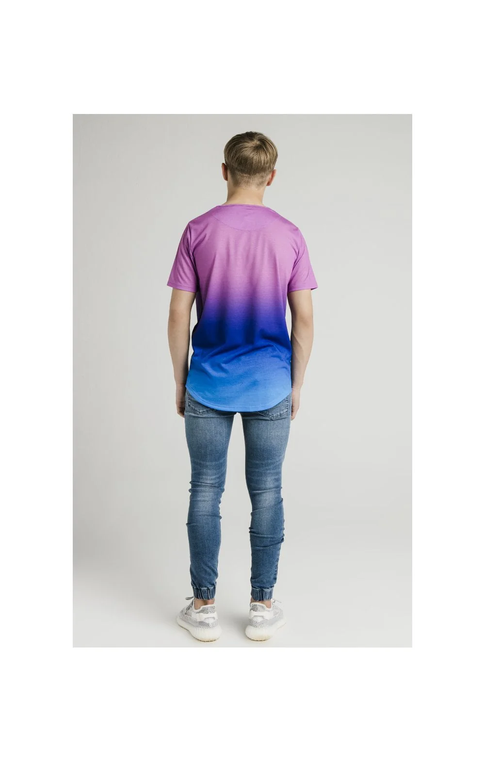 Illusive London Fade Tee - Pink & Blue - Image 6