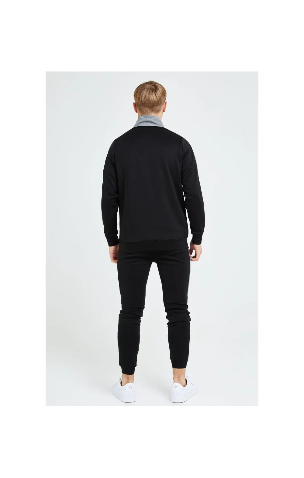 Illusive London Hybrid Joggers - Black & Grey - Image 6