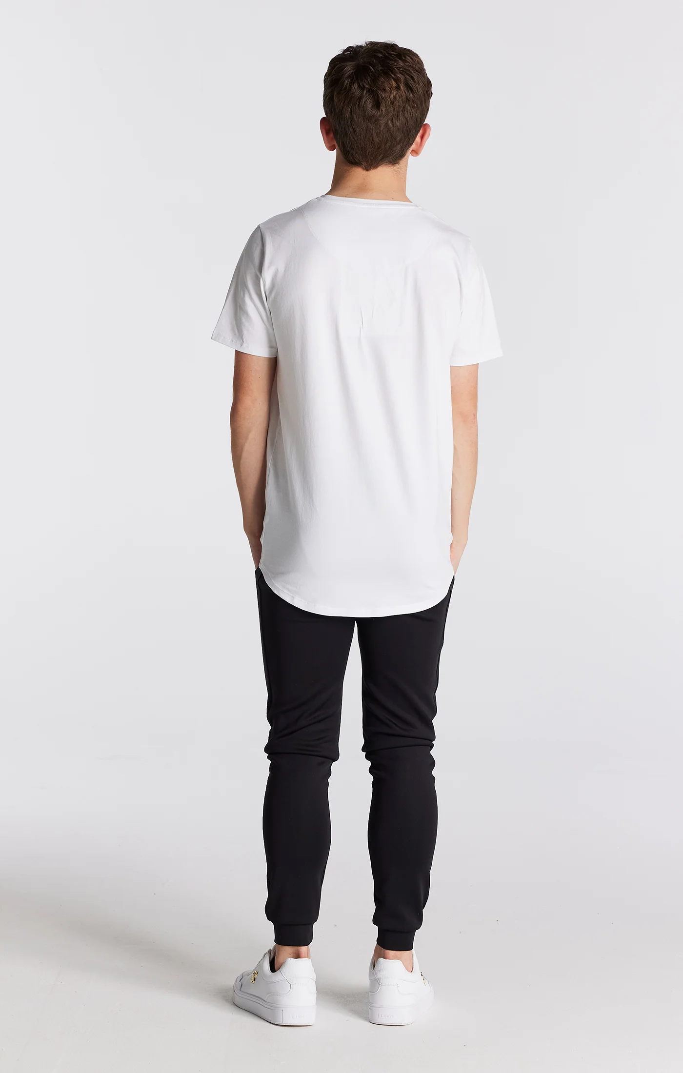 Boys Illusive Black Panelled Jogger - Image 3
