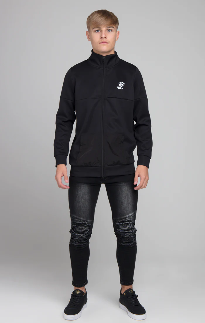Boys Illusive Black Zip Thru - Image 3