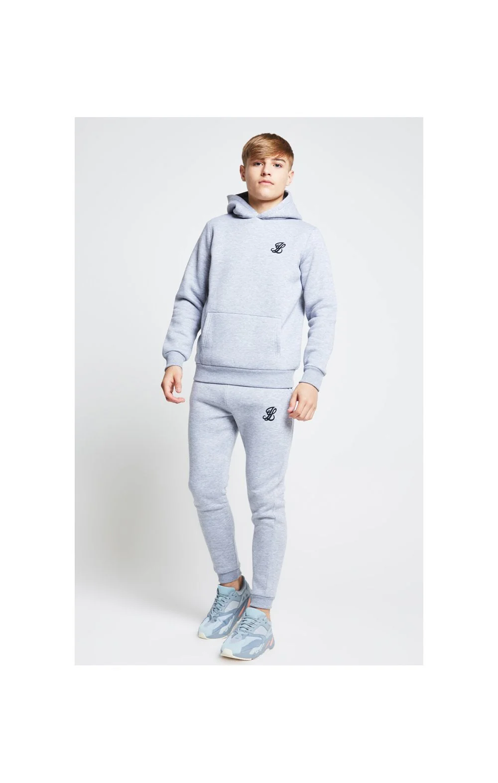 Boys Illusive Grey Marl Essentials Jogger - Image 5