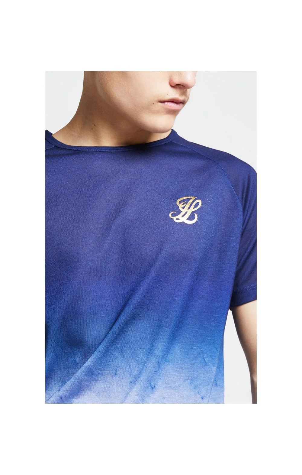 Illusive London Marble Fade Tee – Navy & Marble - Image 2