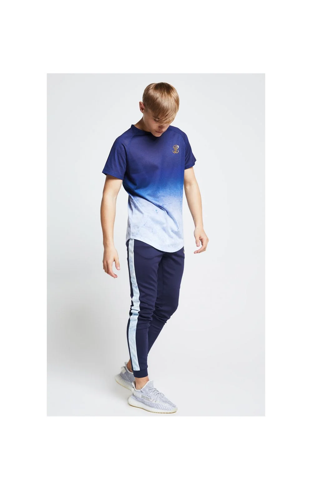 Illusive London Marble Fade Tee – Navy & Marble - Image 3