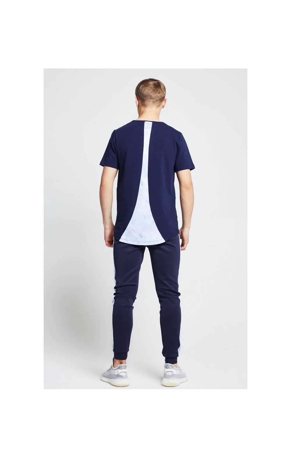 Illusive London Marble Racer Back Tee – Navy & Marble - Image 7