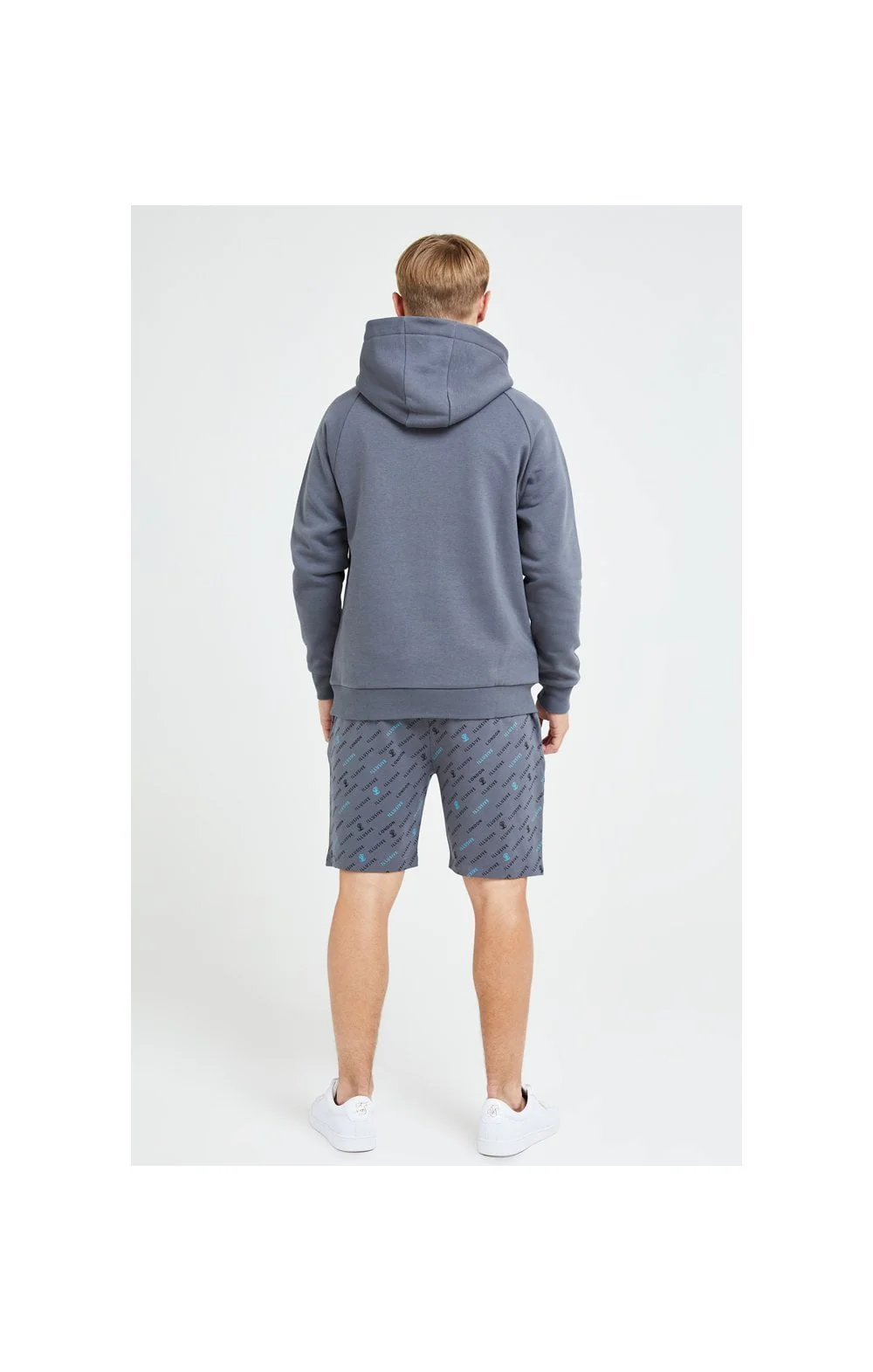 Illusive London Monogram Aop Shorts - Grey - Image 8