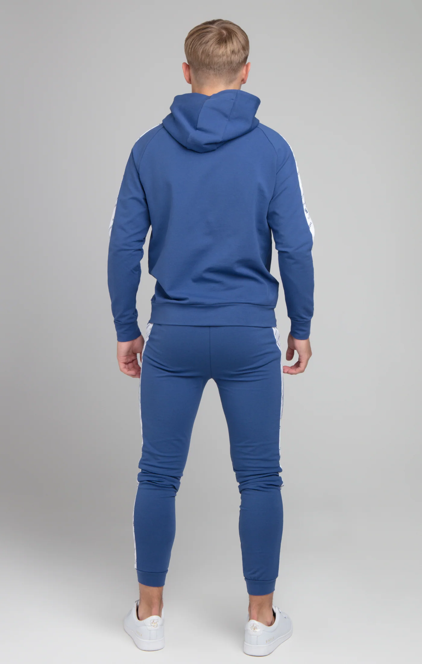 Illusive London AOP Panel Hoodie - Indigo - Image 6