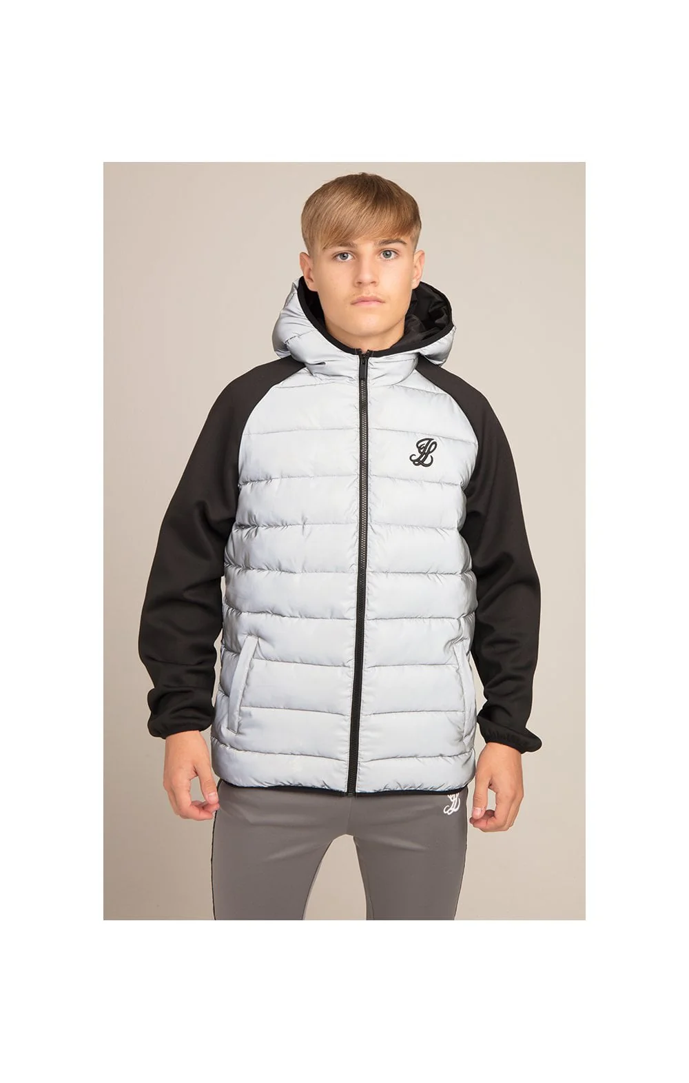 Illusive London Reflective Hybrid Jacket – Black