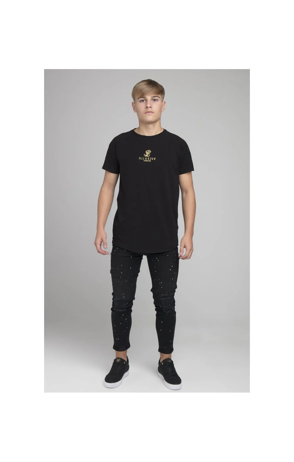 Boys Illusive Black Denim Jean - Image 4