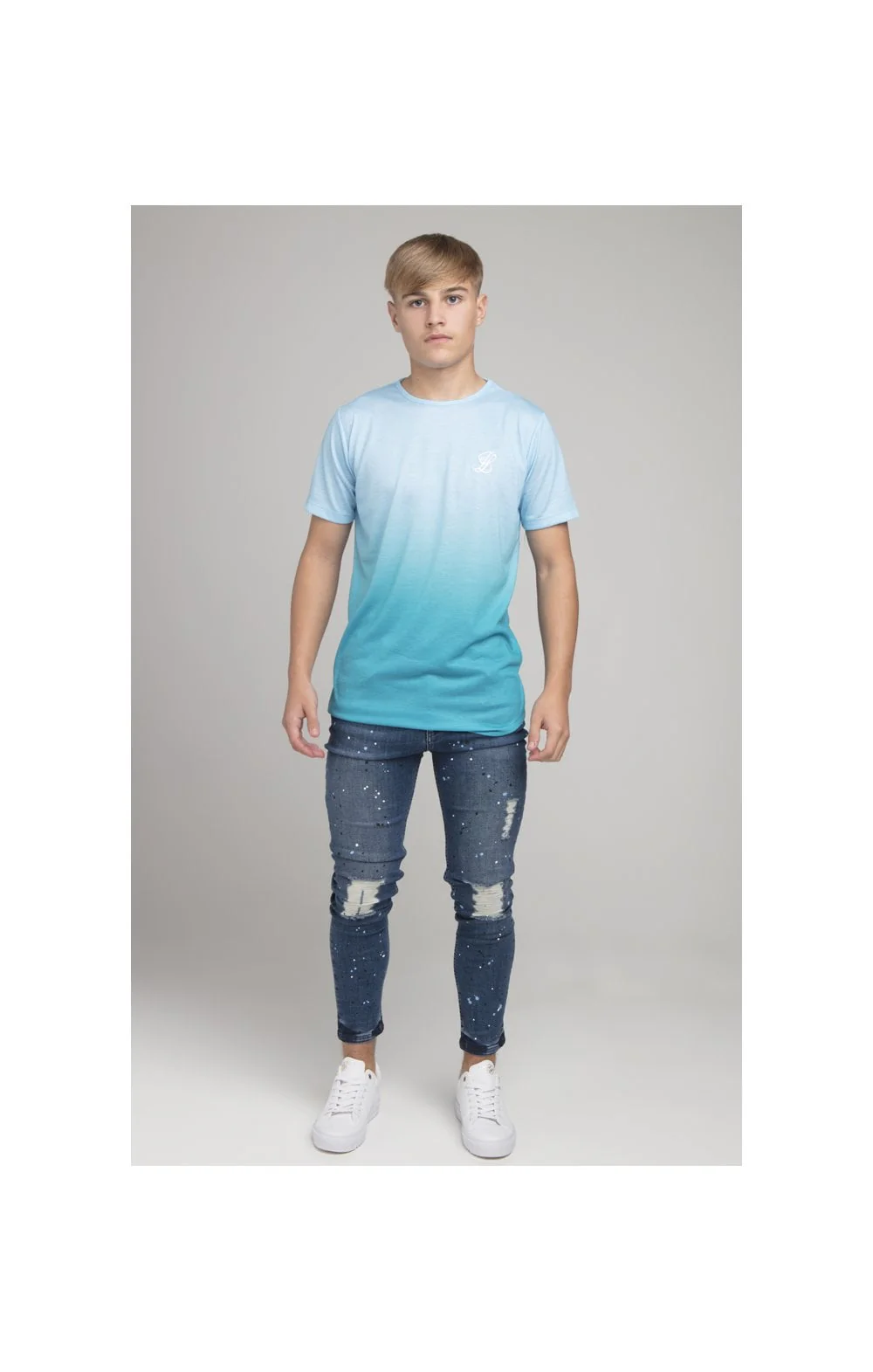 Boys Illusive Mid Wash Skinny Denim Jean - Image 3