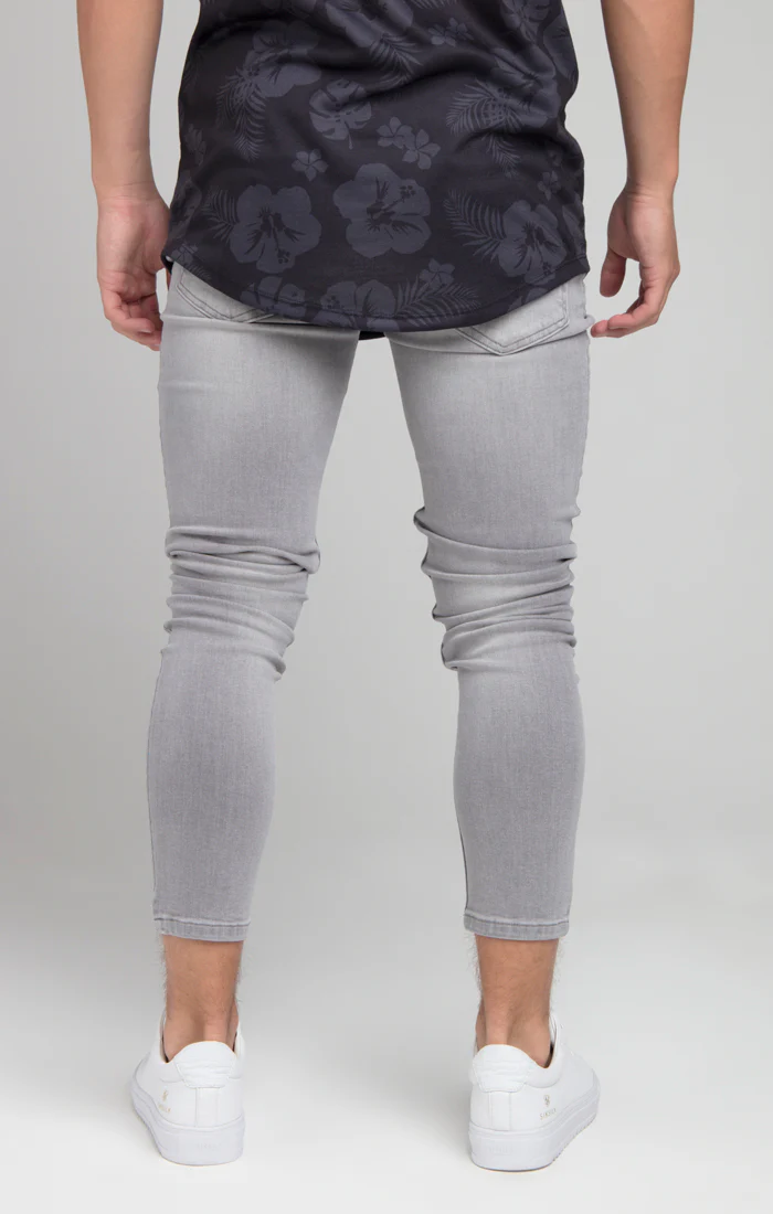 Boys Illusive Grey Skinny Denim Jean - Image 2