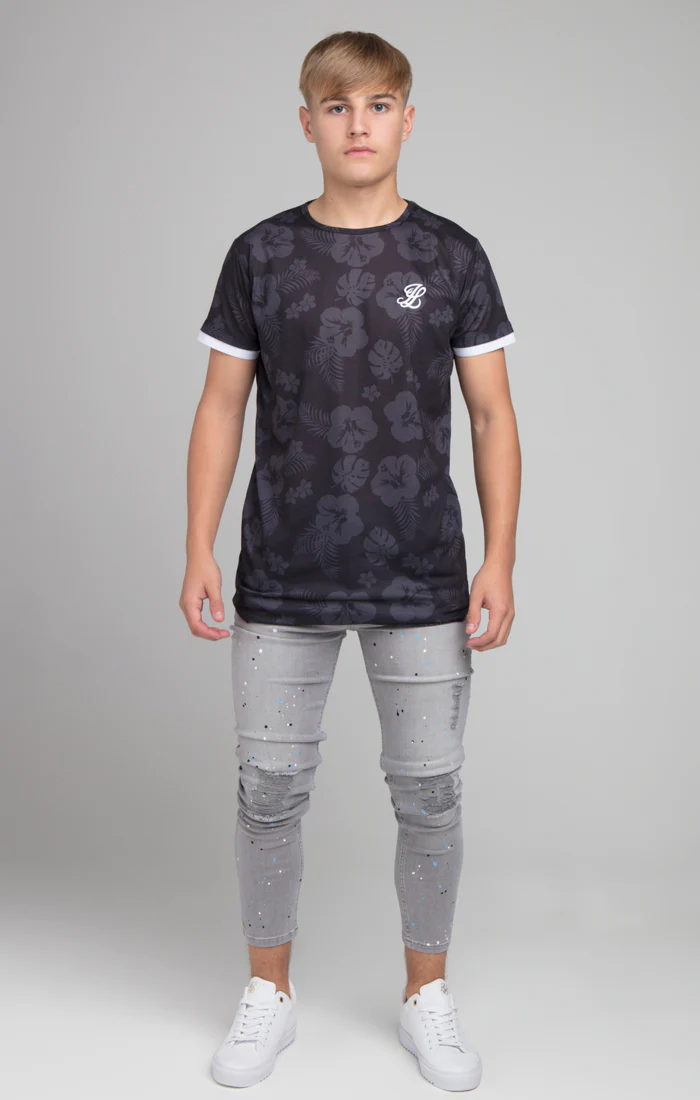 Boys Illusive Grey Skinny Denim Jean - Image 4