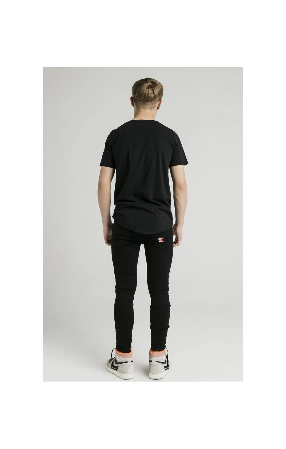 Boys Illusive Black Essentials Short Sleeve T-Shirt - Image 7