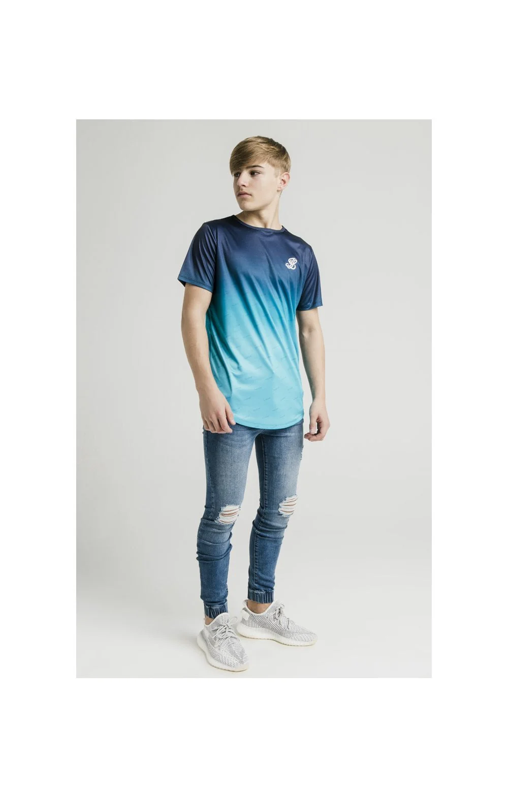 Illusive London Shadow Fade Tee – Teal - Image 3