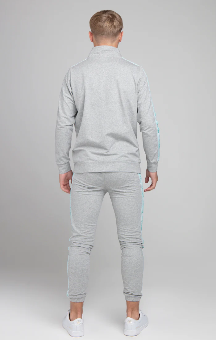 Boys Illusive Grey Marl Taped Zip Thru - Image 6