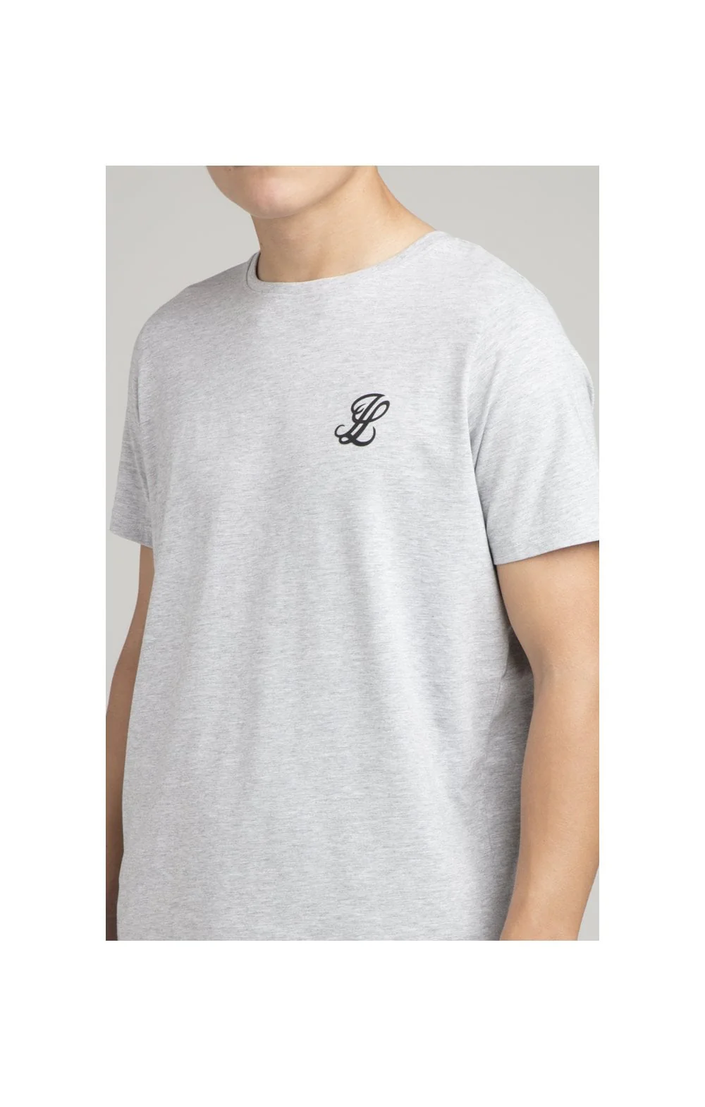 Boys Illusive Grey Marl T-Shirt And Short Twin Set - Image 3