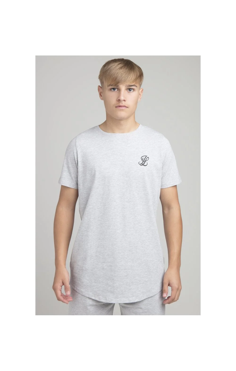 Boys Illusive Grey Marl T-Shirt And Short Twin Set - Image 4