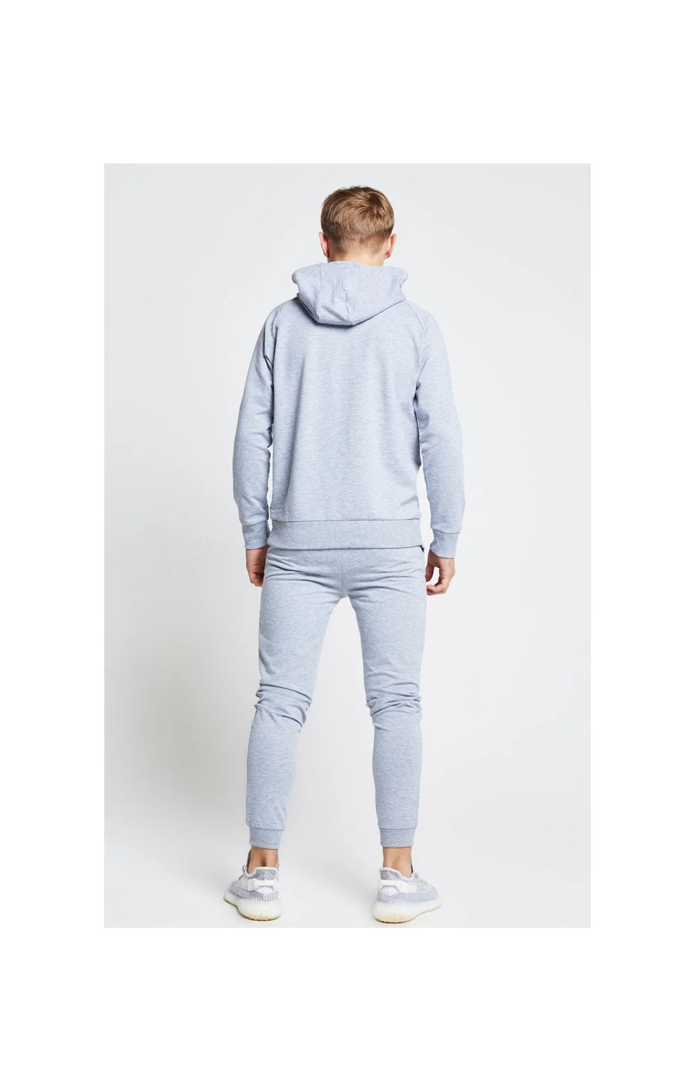 Illusive London Tape Cuffed Joggers - Grey & Neon Green - Image 6