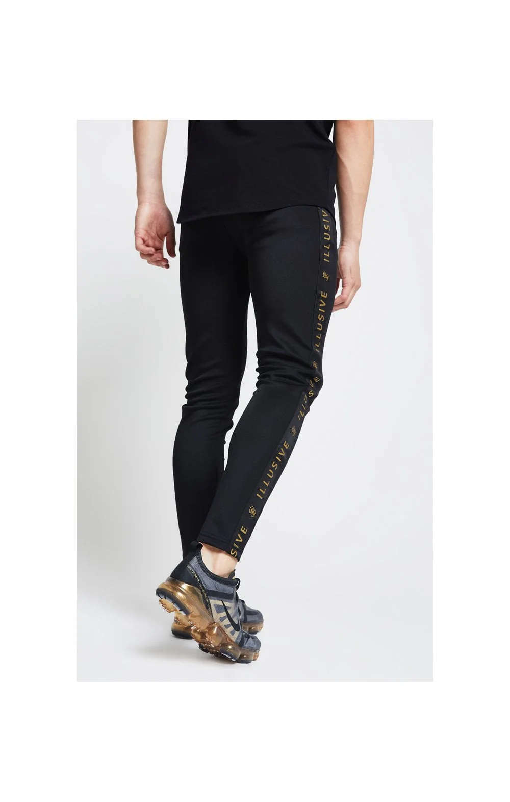 Illusive London Tape Joggers - Black - Image 4
