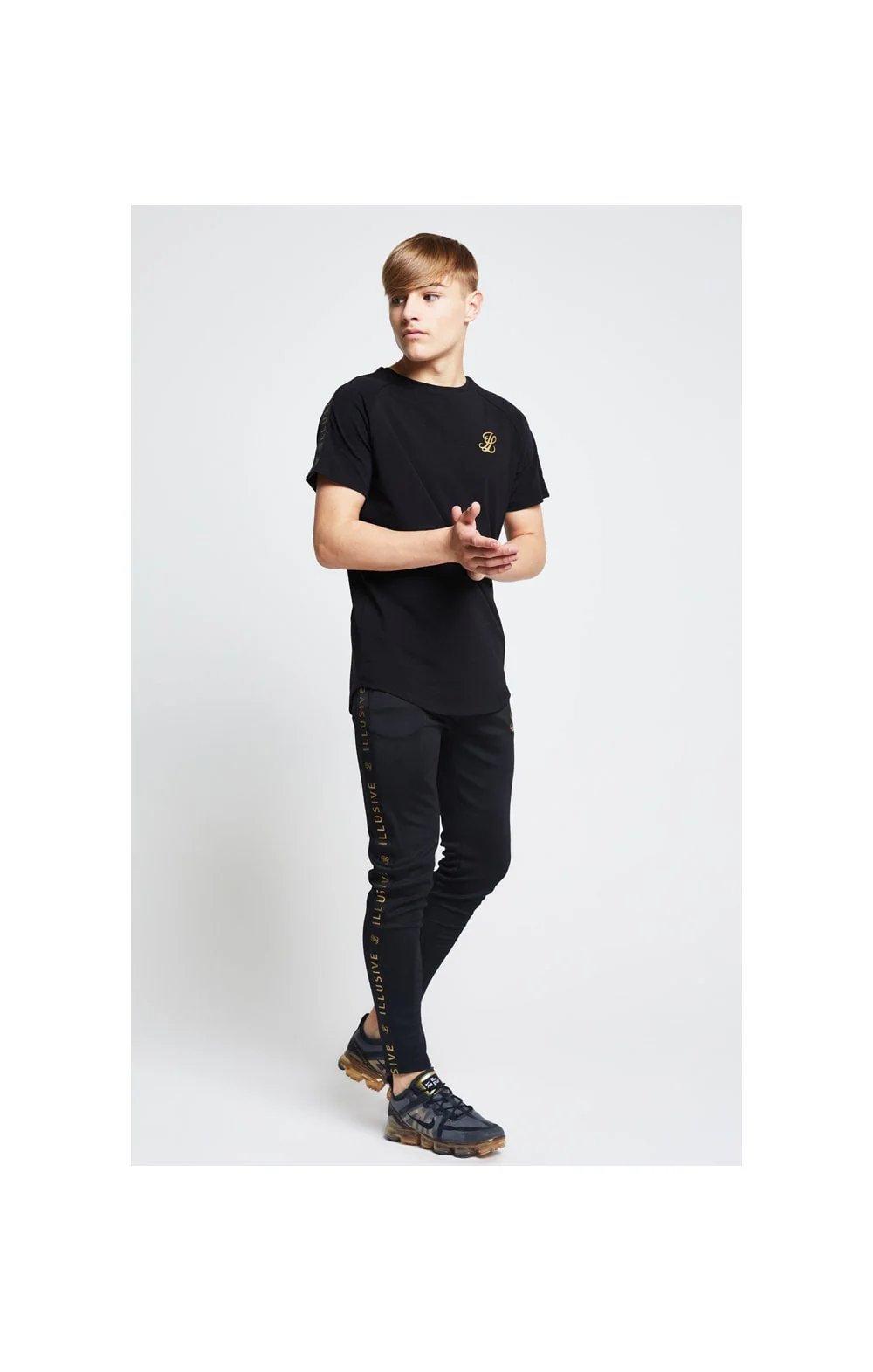 Illusive London Tape Joggers - Black - Image 7