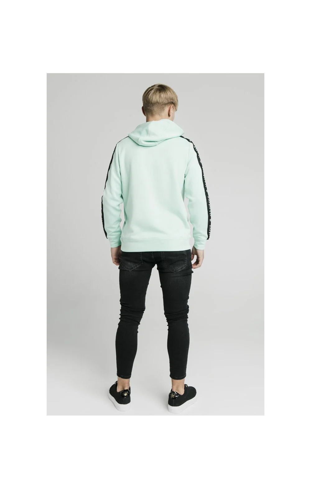 Illusive London Tape Overhead Hoodie - Mint - Image 7