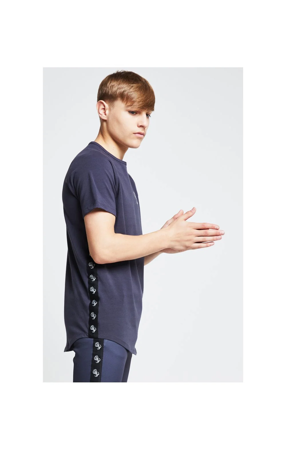 Illusive London Tape Slide Tee - Grey - Image 2