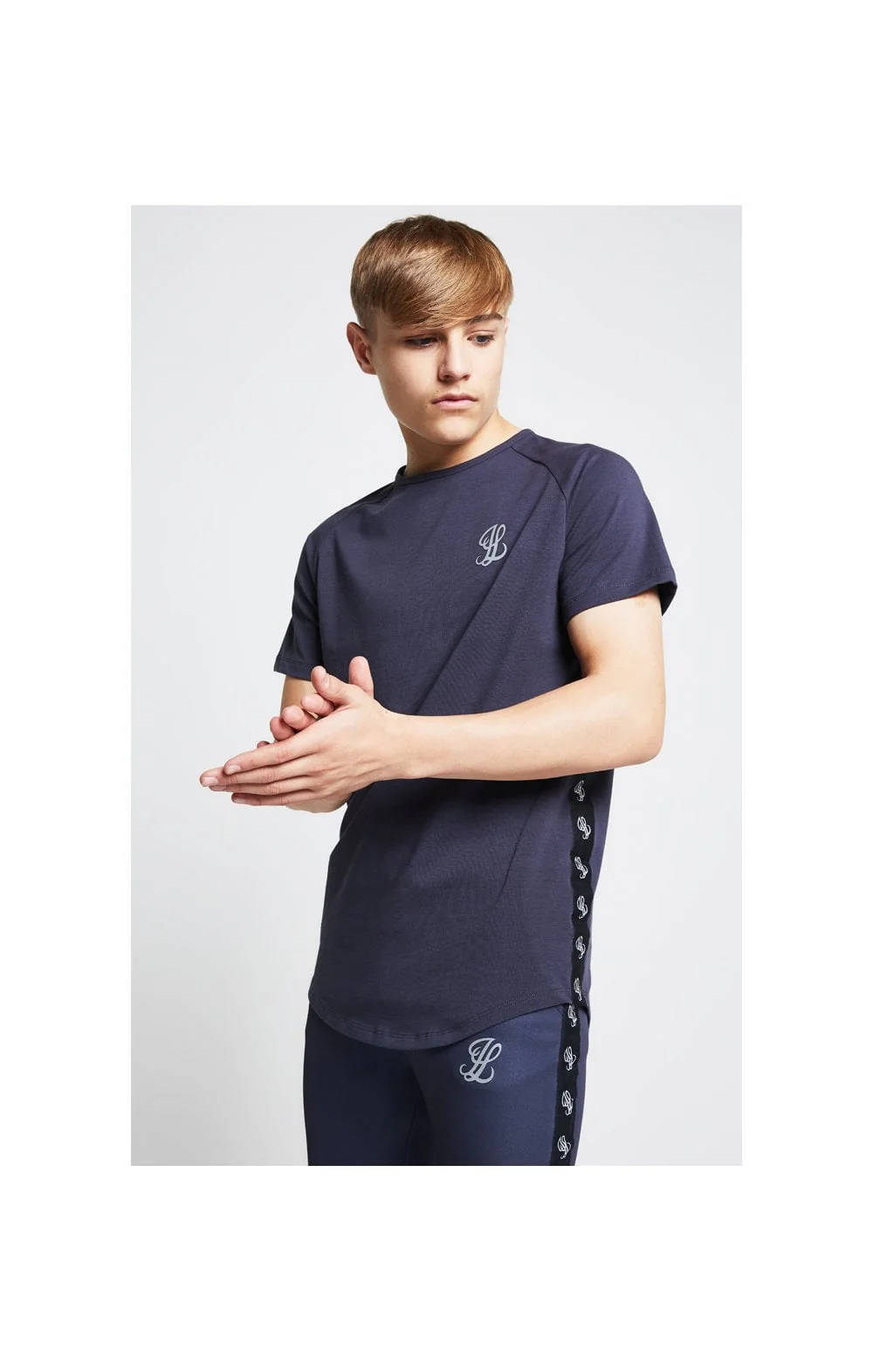 Illusive London Tape Slide Tee - Grey - Image 3
