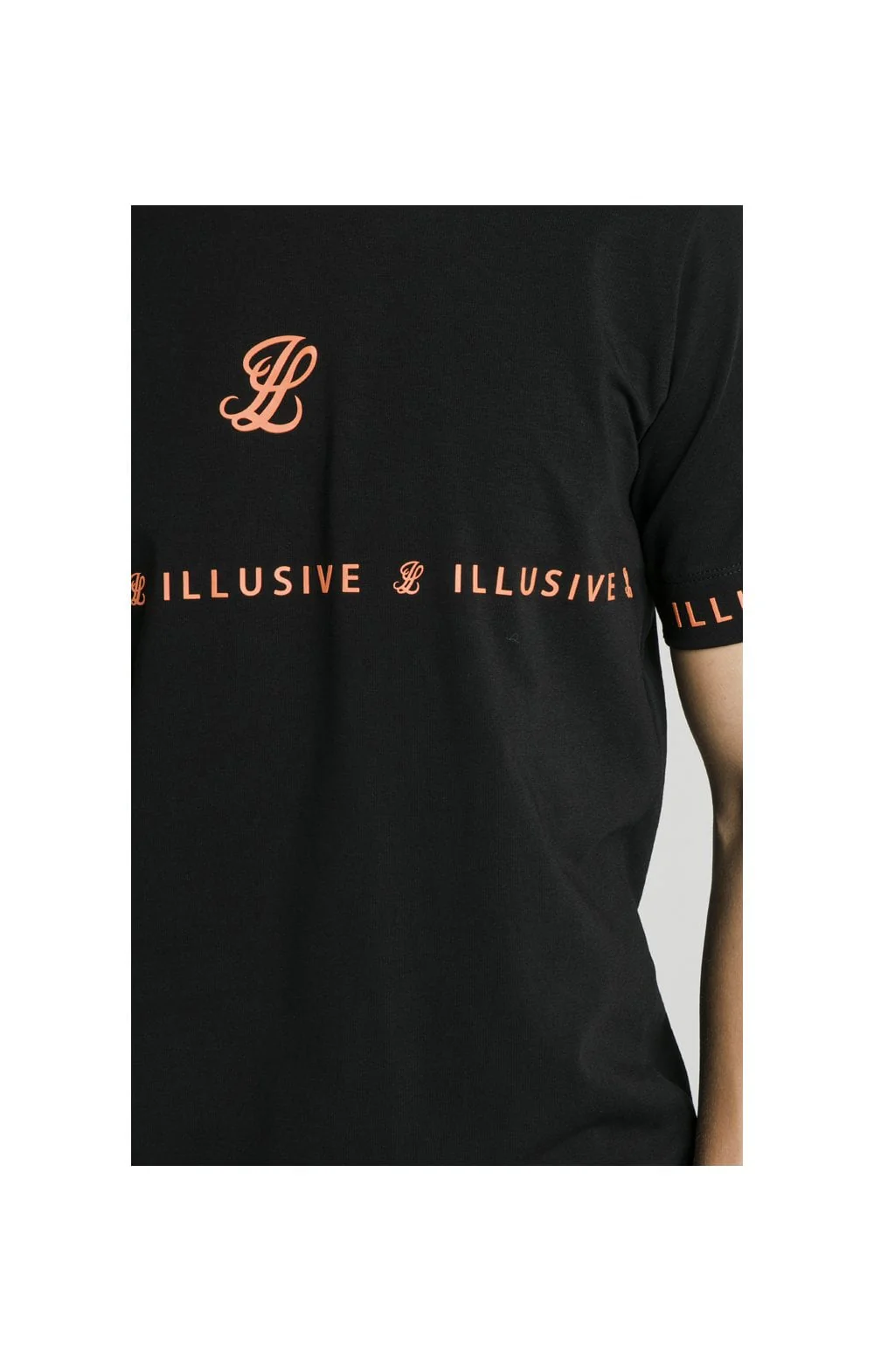 Illusive London Tape Tee - Black - Image 2