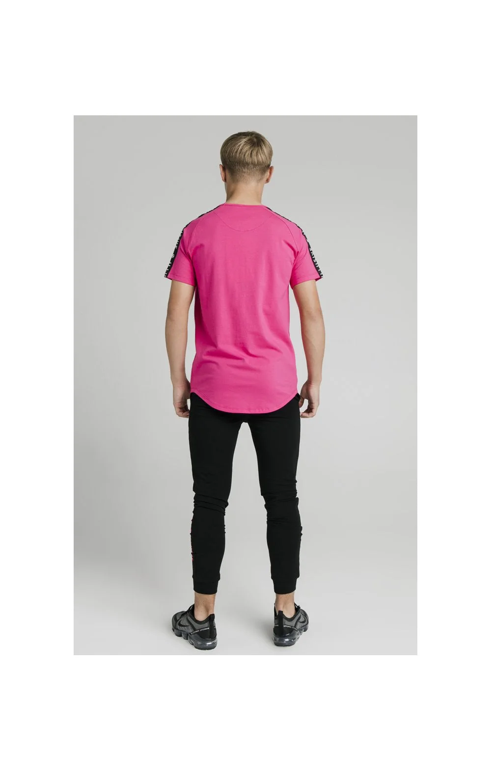 Illusive London Tape Tee – Pink - Image 7