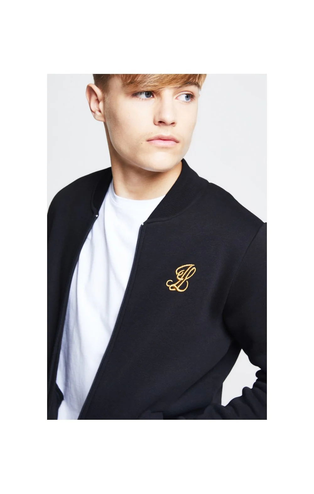 Illusive London Taped Bomber – Black - Image 2