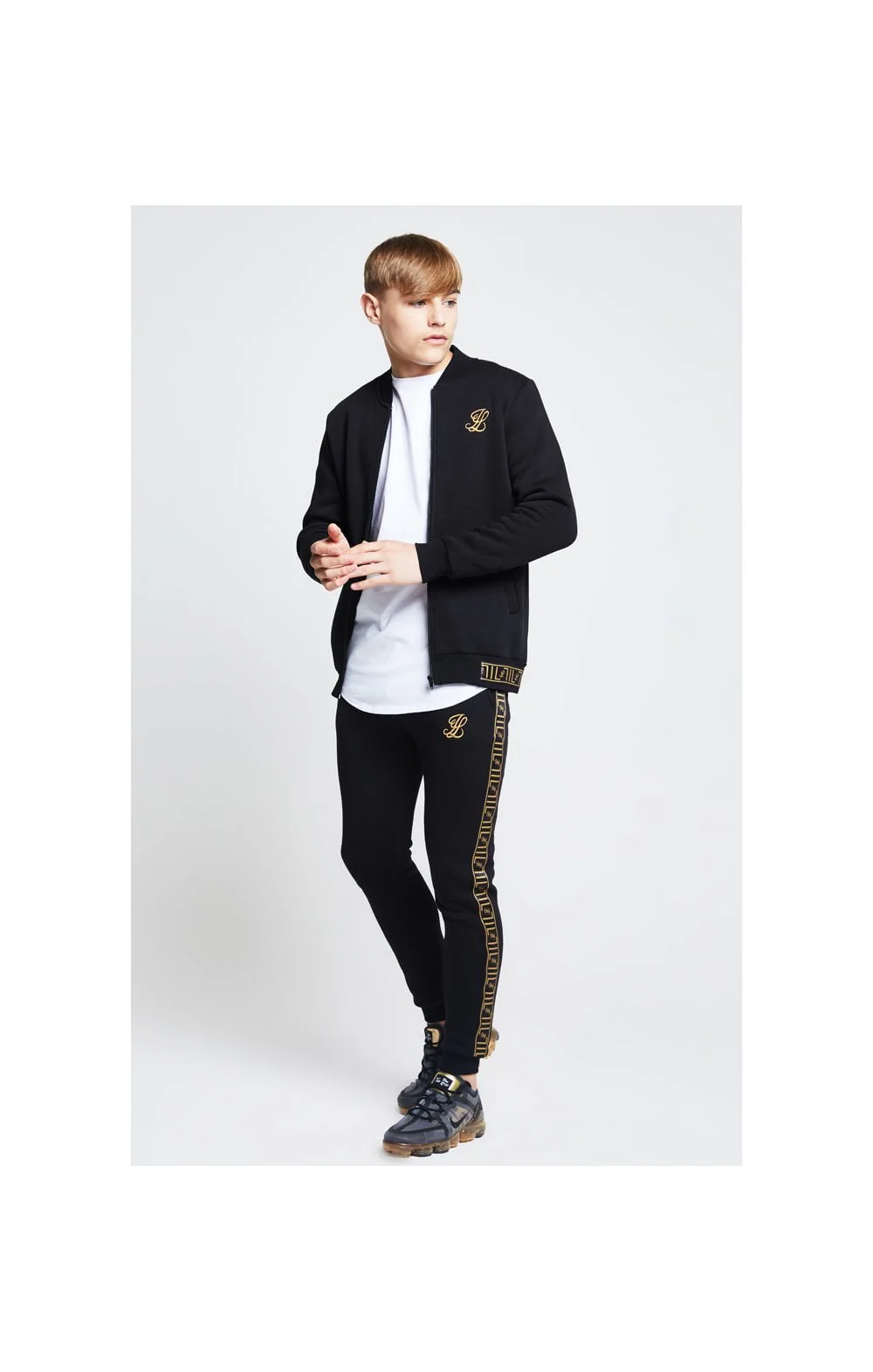 Illusive London Taped Bomber – Black - Image 3