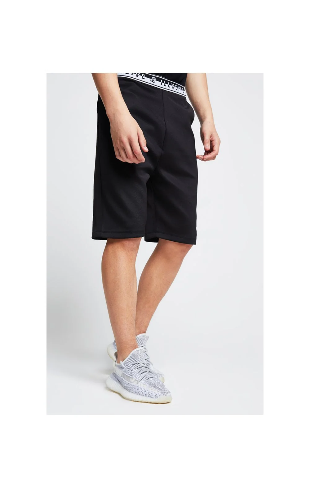 Illusive London Tape Jersey Shorts - Black - Image 2