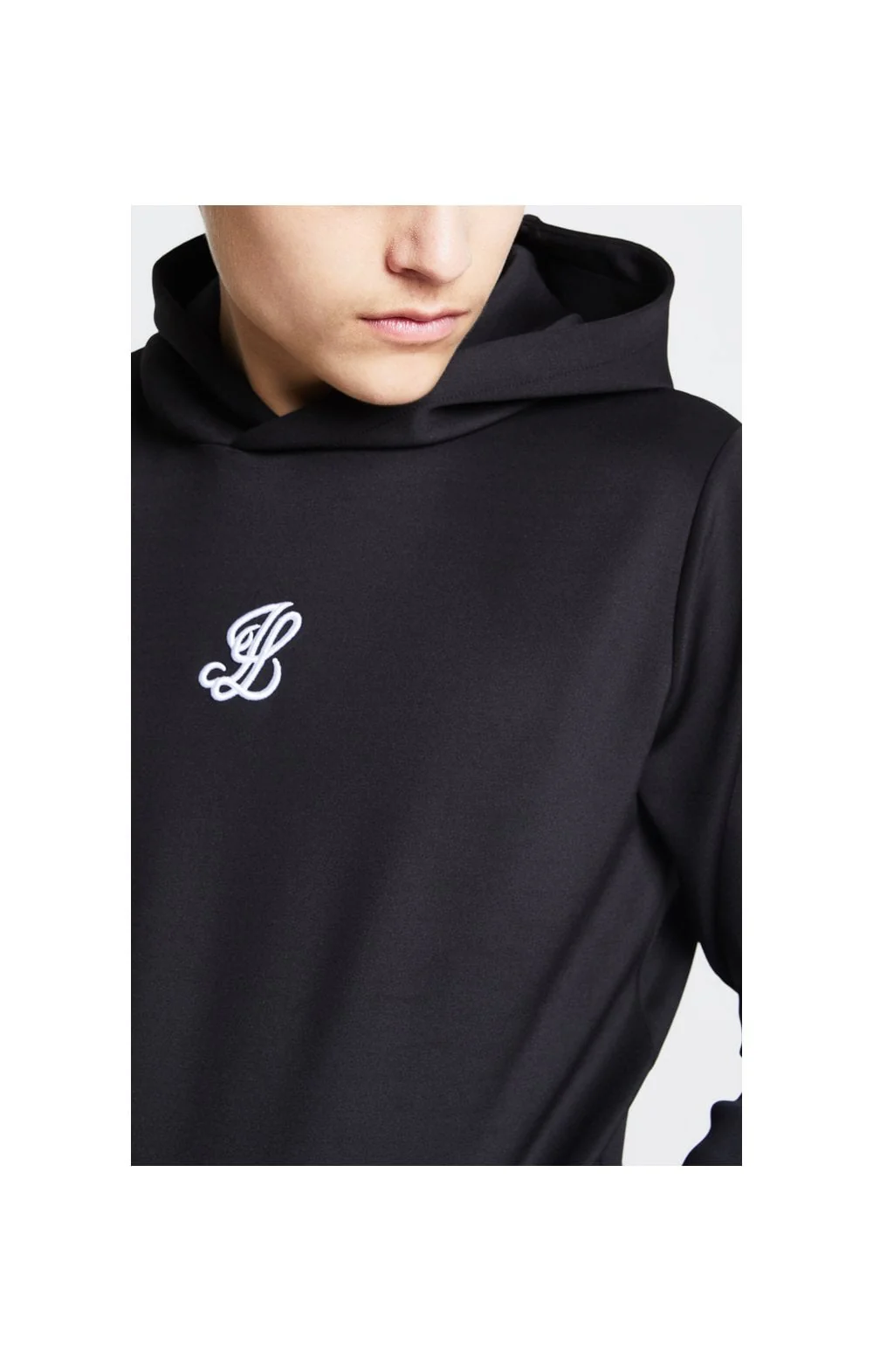 Illusive London Taped Overhead Hoodie - Black - Image 2