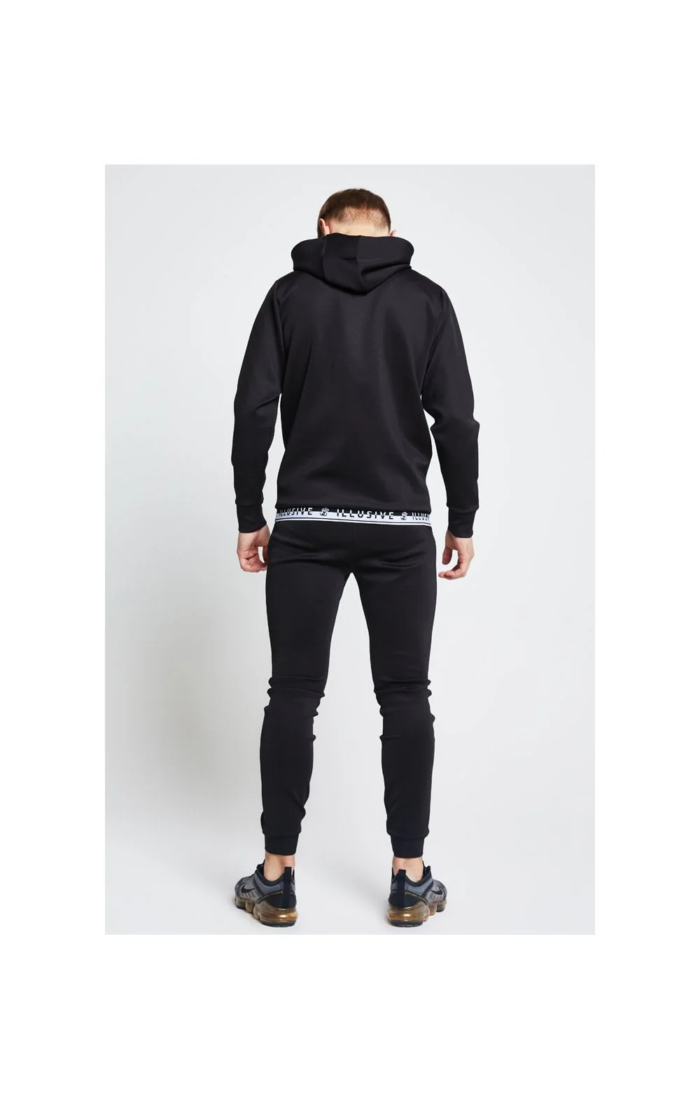 Illusive London Taped Overhead Hoodie - Black - Image 6