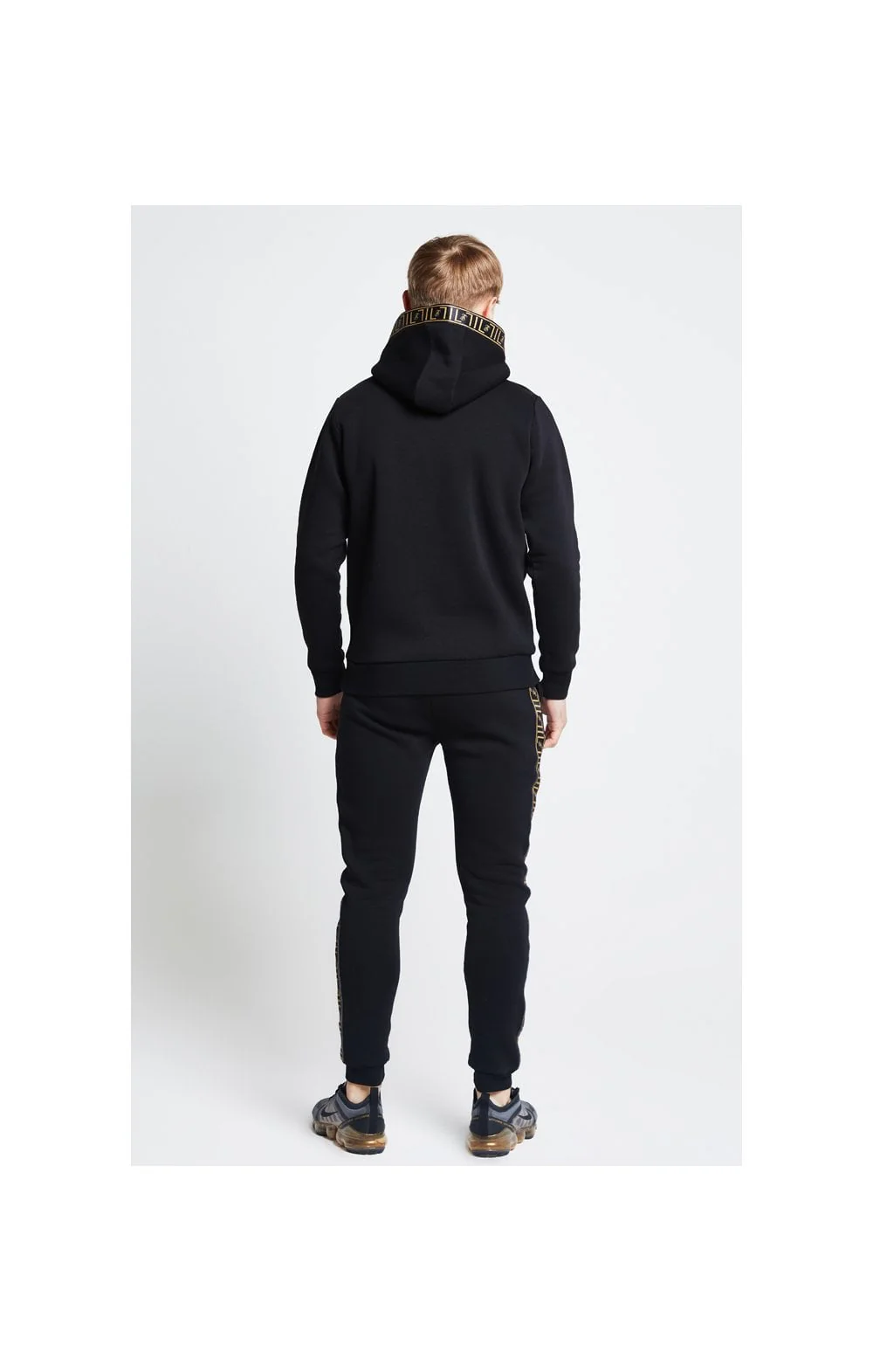 Illusive London Taped Overhead Hoodie - Black - Image 4