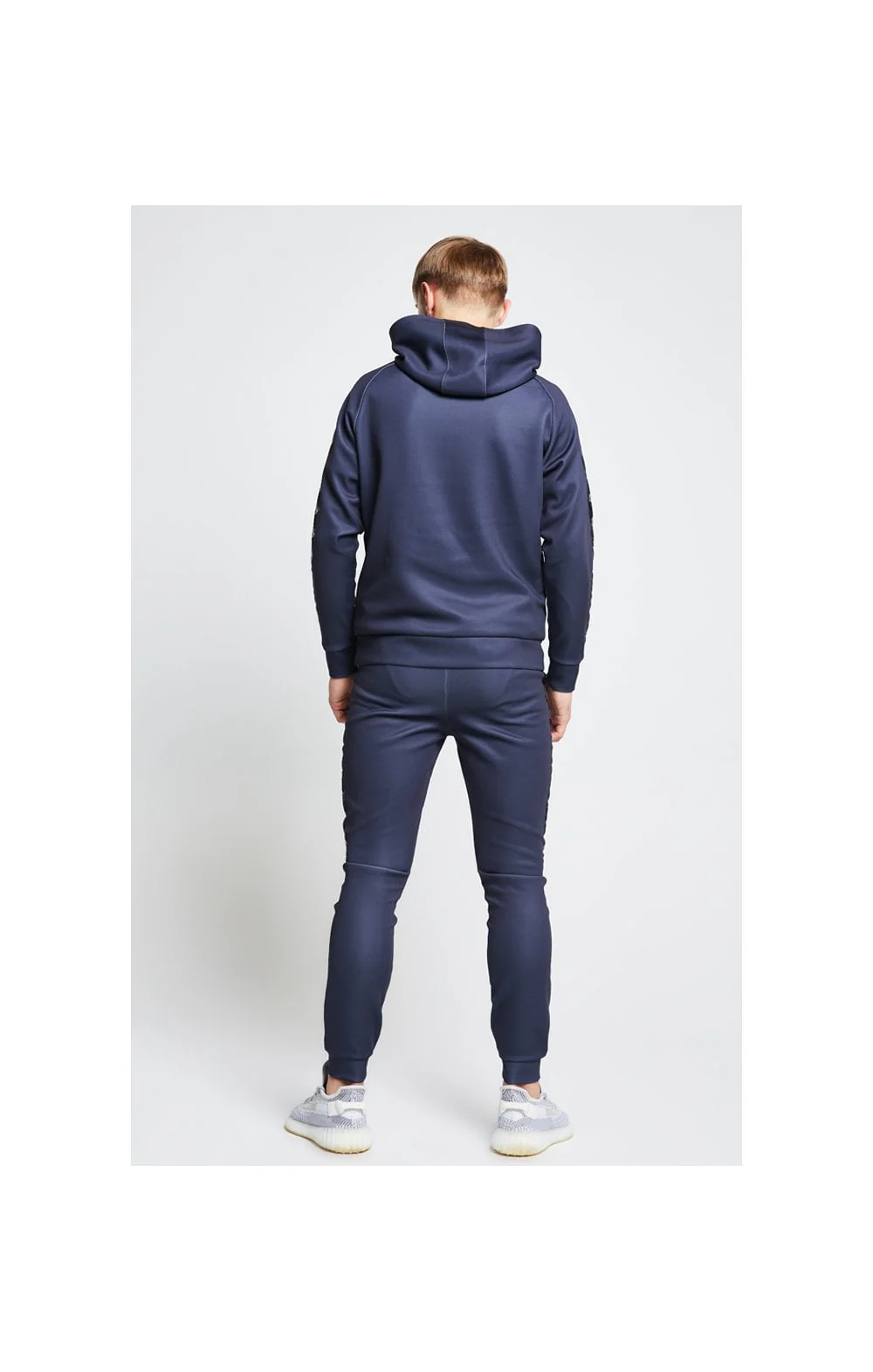 Illusive London Taped Overhead Hoodie - Grey - Image 5