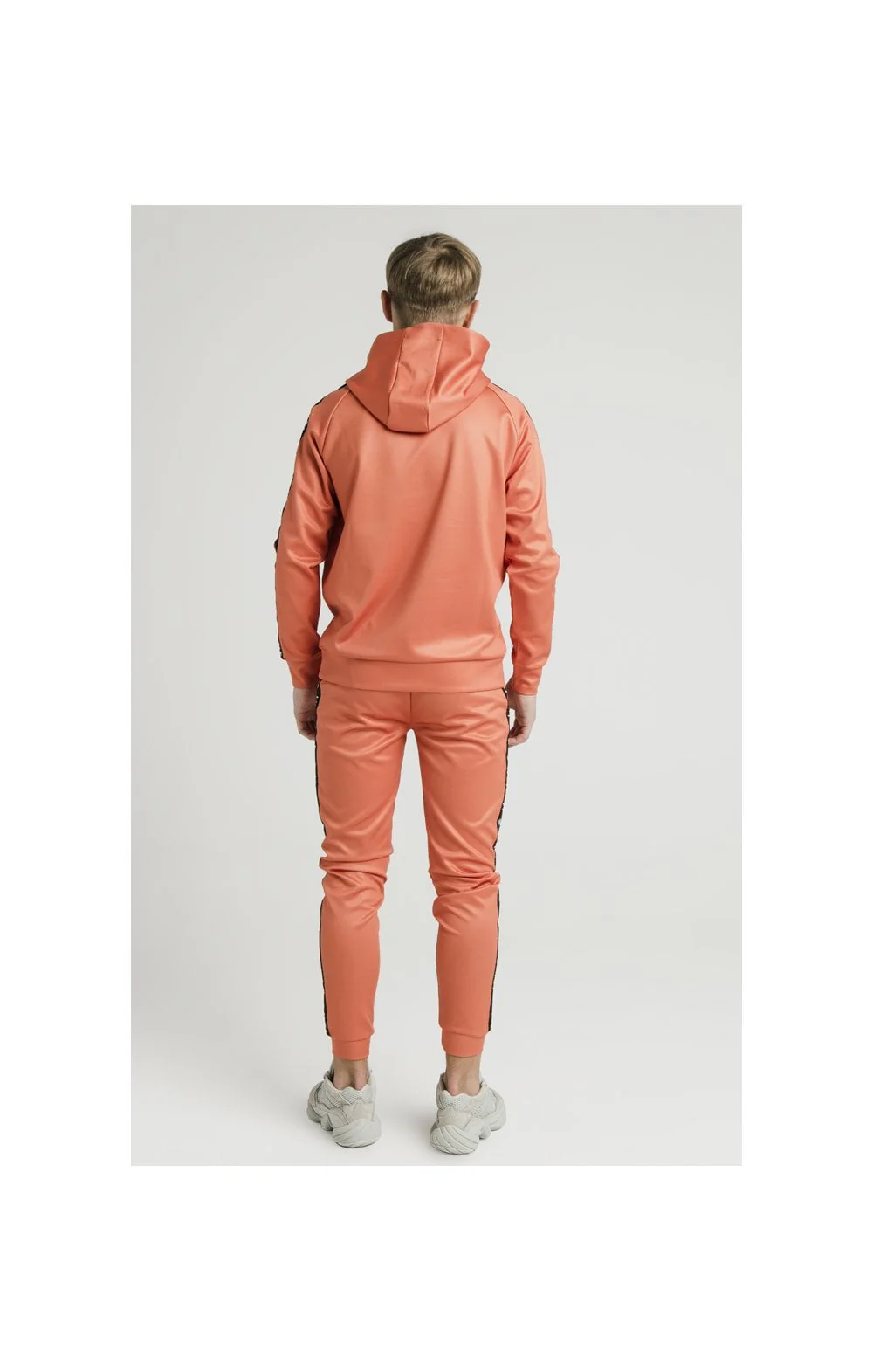 Illusive London Taped Overhead Hoodie - Orange - Image 6